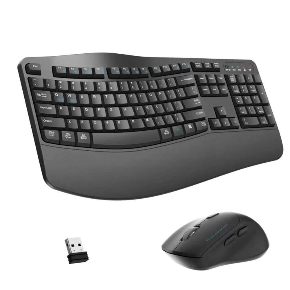 Wireless Black Keyboard and Mouse Combo